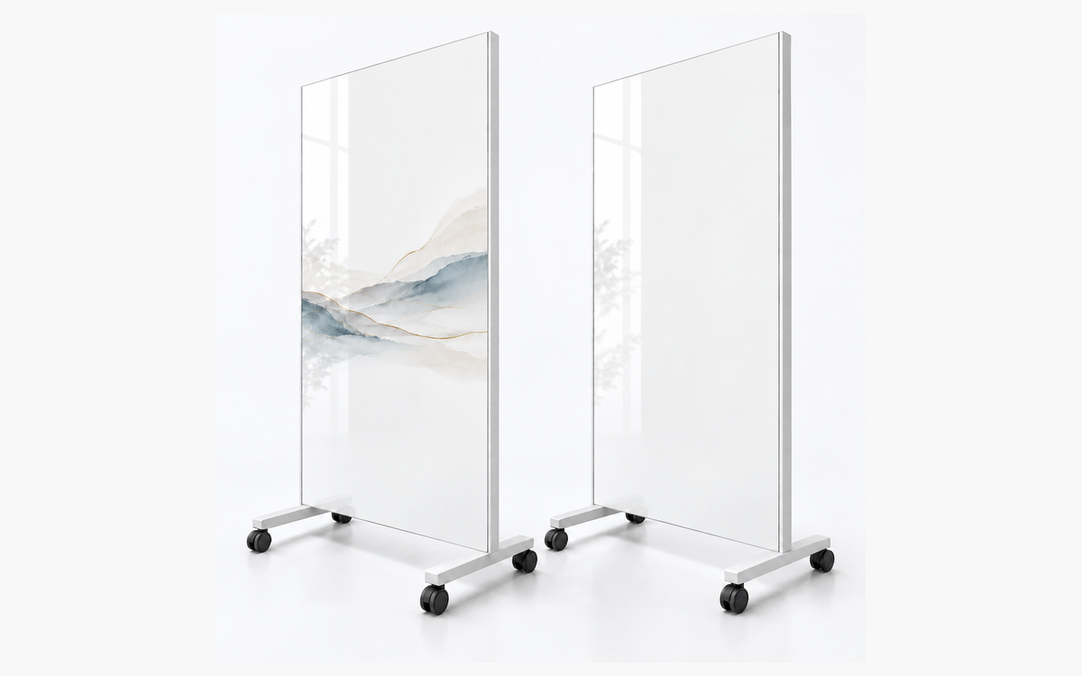 Double-sided board in a professional workspace