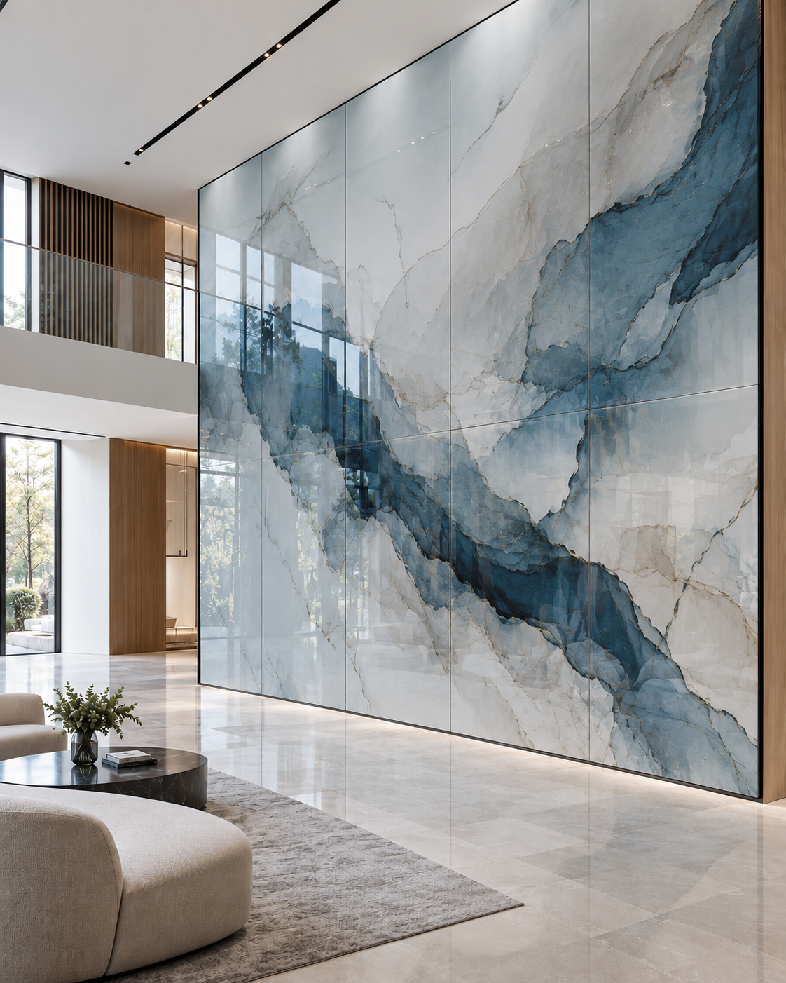 Custom architectural glass project